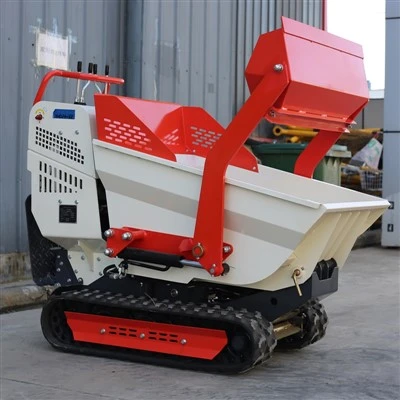 Mini camion-benne sur chenilles